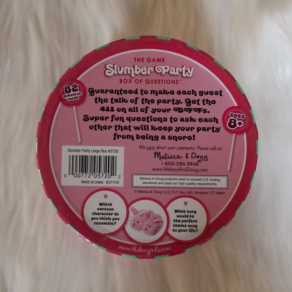 Melissa & Doug, The Game Slumber Party Box of Question LARGE Box - Picture 4 of 7